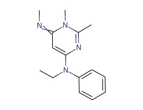 6-ethyl-4-N,2,3-trimethyl-5-N-phenylpyrimidin-3-ium-4,5-diamine,chloride