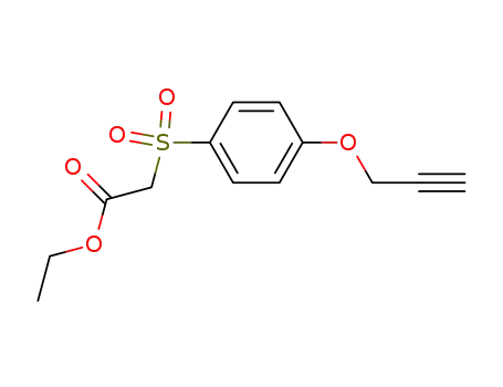 Acetic acid, [[4-(2-propynyloxy)phenyl]sulfonyl]-, ethyl ester