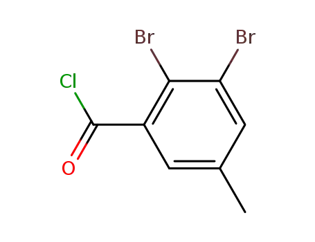 2,3-dibromo-5-methylbenzoic acid chloride
