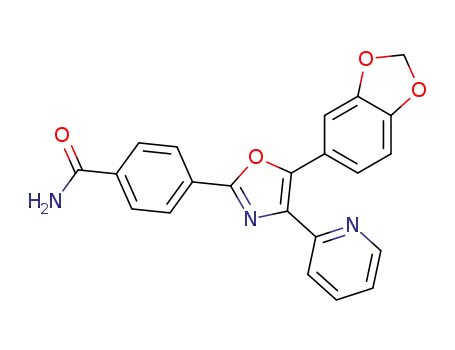 Benzamide, 4-[5-(1,3-benzodioxol-5-yl)-4-(2-pyridinyl)-2-oxazolyl]-