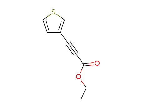 Molecular Structure of 157889-60-6 (2-Propynoic acid, 3-(3-thienyl)-, ethyl ester)