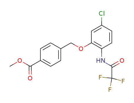 methyl 4-(2-trifluoroacetylamino-5-chlorophenoxymethyl)benzoate