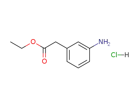 (3-amino-phenyl)-acetic acid ethyl ester; hydrochloride