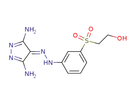 4H-Pyrazol-4-one, 3,5-diamino-,
[3-[(2-hydroxyethyl)sulfonyl]phenyl]hydrazone