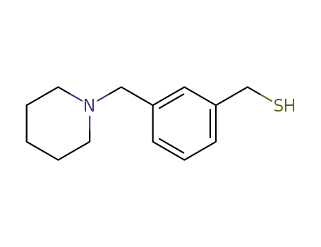 Molecular Structure of 473882-75-6 (3-Piperidinomethylbenzylthiol)