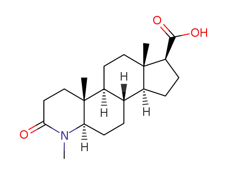 3-oxo-4-methyl-4-aza-5α-androstane-17β-carboxylic acid
