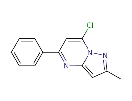 Pyrazolo[1,5-a]pyrimidine, 7-chloro-2-methyl-5-phenyl-