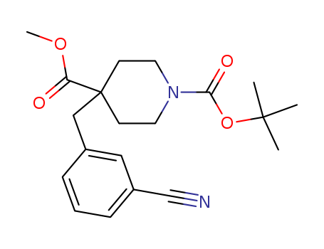 1-BOC-4-[(3-CYANOPHENYL)METHYL]-4-PIPERIDINECARBOXYLIC ACID METHYL ESTER