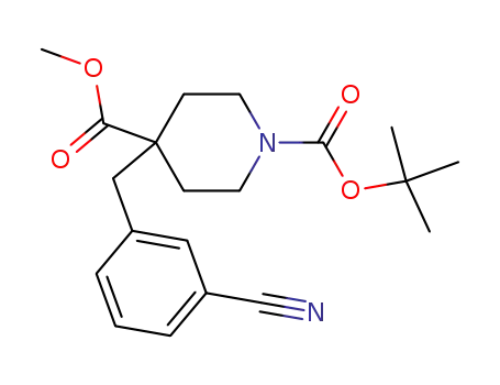 1-BOC-4-[(3-CYANOPHENYL)METHYL]-4-PIPERIDINECARBOXYLIC ACID METHYL ESTER