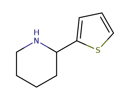Molecular Structure of 270902-38-0 (2-(2-THIENYL)PIPERIDINE)