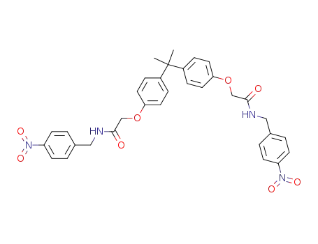 2,2-bis-[4-(4-nitrobenzylamino)carbonylmethoxyphenyl]propane