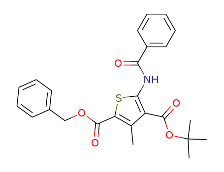 3-(1,1-Dimethylethyl) 5-benzyl 2-(((phenyl)carbonyl)amino)-4-methylthiophene-3,5-dicarboxylate