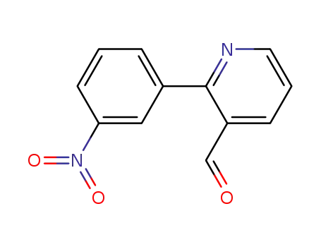Molecular Structure of 289469-76-7 (2-(3-NITROPHENYL)NICOTINALDEHYDE)