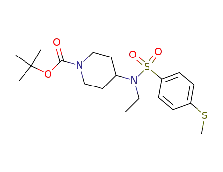 1-tert-Butoxycarbonyl-4-{ethyl[4-(methylsulfanyl)phenylsulfonyl]amino}piperidine
