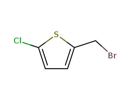 Molecular Structure of 59311-22-7 (Thiophene, 2-(bromomethyl)-5-chloro-)
