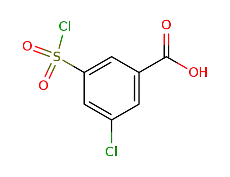 Molecular Structure of 53553-11-0 (3-Chloro-5-chlorosulfonyl-benzoic acid)