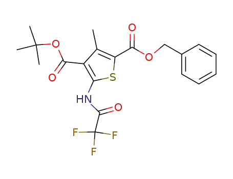 3-(1,1-Dimethylethyl) 5-benzyl 2-(((trifluoromethyl)carbonyl)amino)-4-methylthiophene-3,5-dicarboxylate