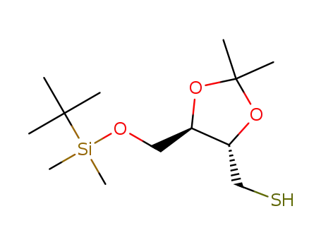 (2S),(3R)-4-(tert-butyldimethylsilyloxy)-2,3-dihydroxy-2,3-O-isopropylidene-1-butanethiol