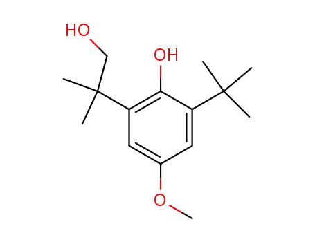 2-(1,1-dimethylethyl)-6-(1,1-dimethyl-2-hydroxyethyl)-4-methoxyphenol