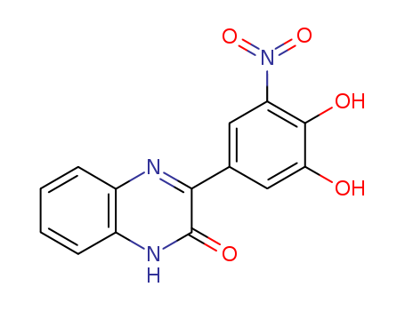 2(1H)-Quinoxalinone, 3-(3,4-dihydroxy-5-nitrophenyl)-