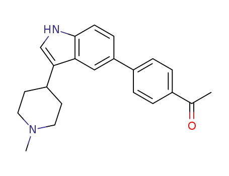 5-(4-Acetylphenyl)-3-(1-Methylpiperidin-4-yl)-1H-Indole