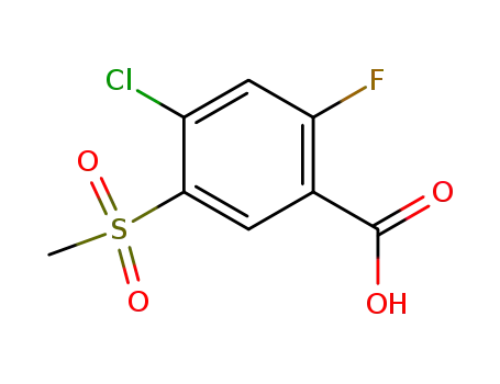 4-chloro-2-fluoro-5-methanesulfonylbenzoic acid