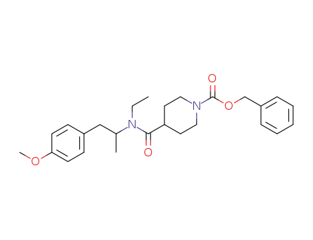 N-[2-(4-methoxyphenyl)-1-methylethyl]-N-ethyl-[1-(benzyloxycarbonyl)piperidin-4-ylcarbonyl]amine
