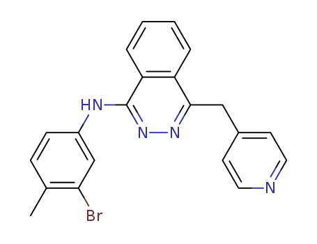 N-(3-Bromo-4-methylphenyl)-4-(pyridin-4-ylmethyl)phthalazin-1-amine