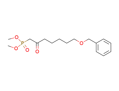 (7-Benzyloxy-2-oxo-heptyl)-phosphonic acid dimethyl ester