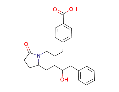 4-{3-[2-(3-Hydroxy-4-phenyl-butyl)-5-oxo-pyrrolidin-1-yl]-propyl}-benzoic acid