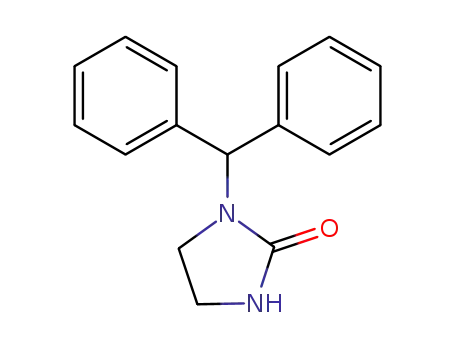 Molecular Structure of 59022-99-0 (2-Imidazolidinone, 1-(diphenylmethyl)-)