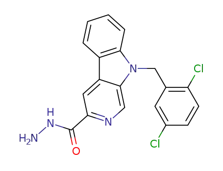 9-(2,5-dichlorobenzyl)-9H-β-carboline-3-carbohydrazide
