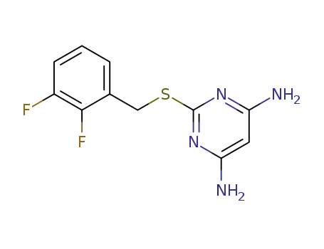 2-[[(2,3-Difluorophenyl)methyl]thio]-4,6-pyrimidinediamine