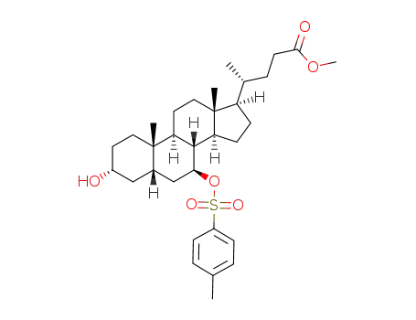 methyl (4R)‐4‐[(1R,3aS,3bR,4S,5aS,7R,9aS,9bS,11aR)‐7‐hydroxy‐9a,11a‐dimethyl‐4‐[(4‐methylbenzenesulfonyl)oxy]‐hexadecahydro‐1H‐cyclopenta[a]phenanthren‐1‐yl]pentanoate