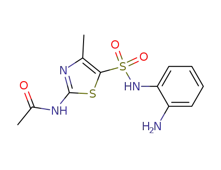 [2-[(2-acetamido-4-methyl-5-thiazole)sulfonamido]aniline]