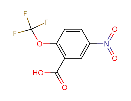 Molecular Structure of 307989-55-5 (5-nitro-2-(trifluoromethoxy)benzoic acid)