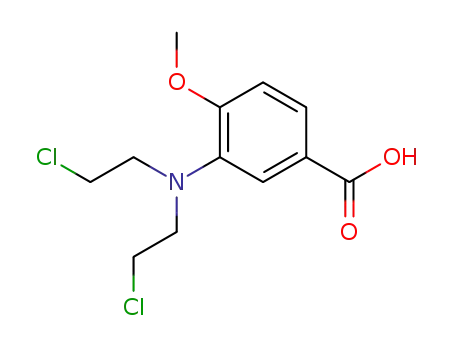 p-ANISIC ACID, 3-(BIS(2-CHLOROETHYL)AMINO)-