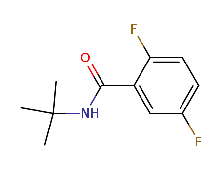 Molecular Structure of 223444-58-4 (N-t-Butyl-2,5-difluorobenzamide)