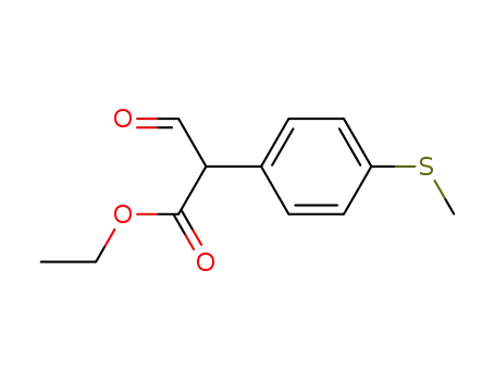 벤젠아세트산, .alpha.-forMyl-4-(메틸티오)-, 에틸 에스테르