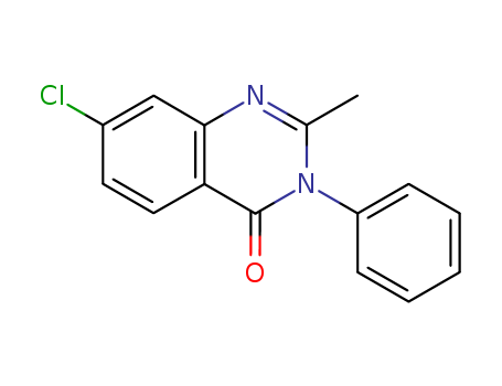 4(3H)-Quinazolinone, 7-chloro-2-methyl-3-phenyl-