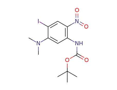 (5-dimethylamino-4-iodo-2-nitro-phenyl)-carbamic acid tert.-butyl ester