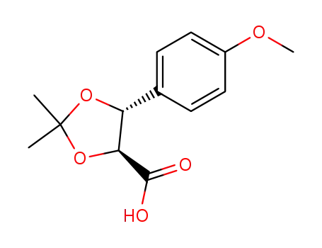 (4S,5R)-trans-5-(4-methoxyphenyl)-2,2-dimethyl-1,3-dioxolan-4-carboxylic acid