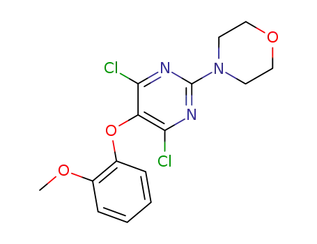 Morpholine, 4-[4,6-dichloro-5-(2-methoxyphenoxy)-2-pyrimidinyl]-