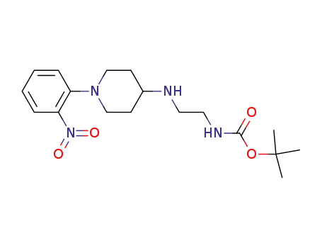 (2-(1-(2-Nitro-phenyl)-piperidin-4-ylamino)-ethyl)-carbamic acid tert-butyl ester