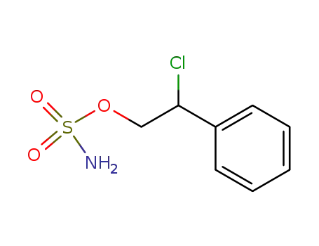 Molecular Structure of 136166-63-7 (Sulfamic acid, 2-chloro-2-phenylethyl ester)