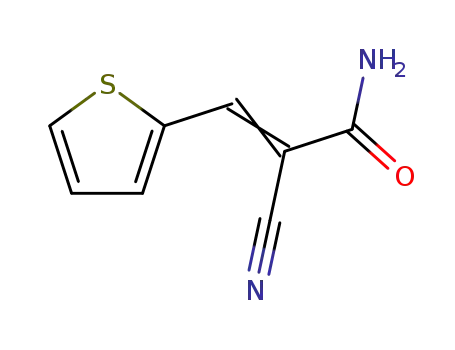2-Propenamide, 2-cyano-3-(2-thienyl)-