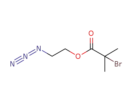 Molecular Structure of 1120364-53-5 (2-azidoethyl 2-bromo-2-methylpropanoate)