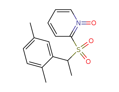 2-[[1-(2,5-Dimethylphenyl)ethyl]sulfonyl]pyridine 1-oxide