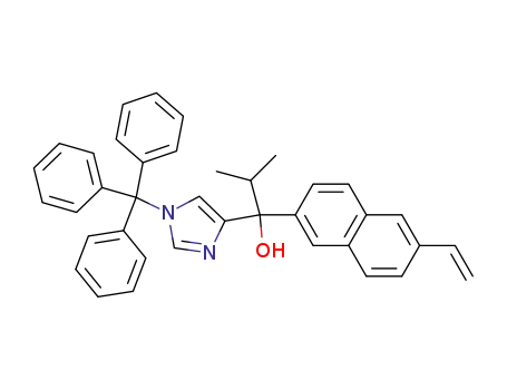 2-Methyl-1-(1-trityl-1H-imidazol-4-yl)-1-(6-vinylnaphthalen-2-yl)-1-propanol