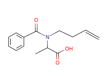 Molecular Structure of 929277-20-3 (Alanine,  N-benzoyl-N-3-buten-1-yl-)